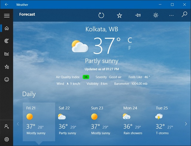 weather applications for mac